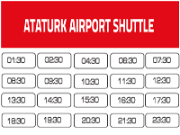 ataturk airport shuttle arrival